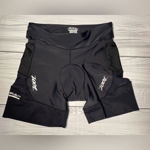 Zoot Women's Black Tri Bike Shorts Small Good Used Condition